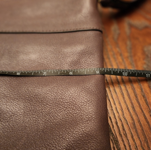 🔥 Vince Camuto Slate Grey Leather CrossBody Bag - Picture 9 of 10